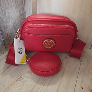 Christian Lacroix Vibrant Red Crossbody Bag